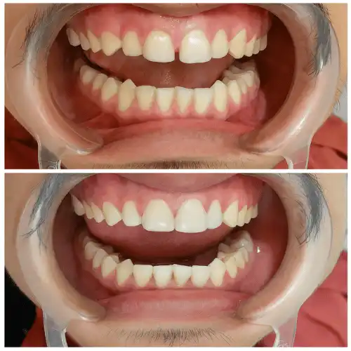 gap tetth before after