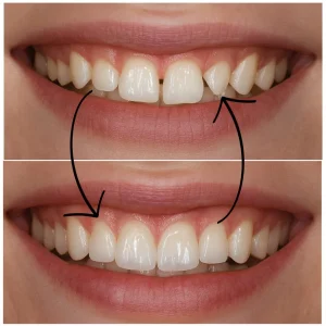 teeth gap filling treatment